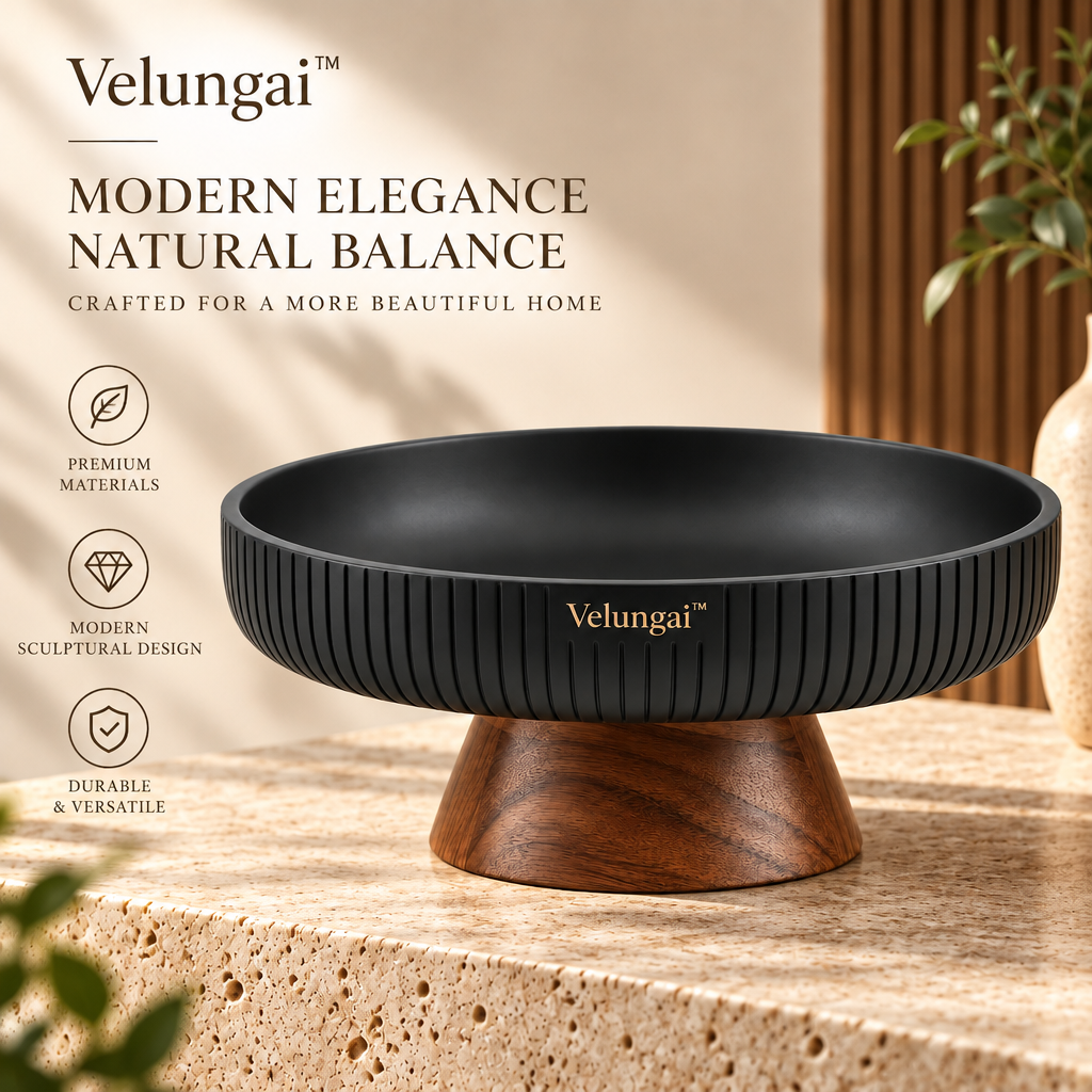 Velungai™Modern Sculptural Fruit Bowl