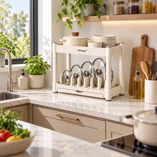 Velungai™ 2-Tier Kitchen Countertop Organizer Rack