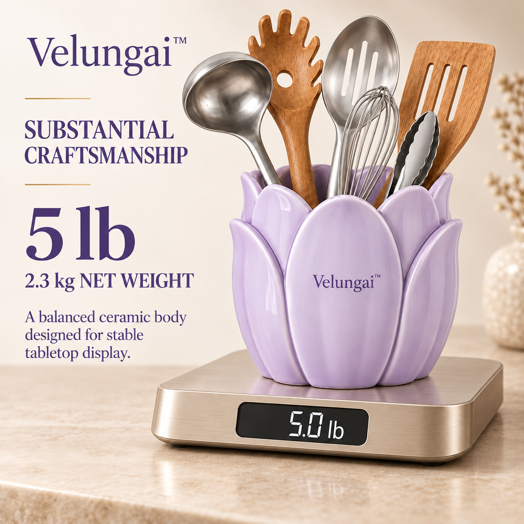 Velungai™ Modern Multi-Purpose Kitchen and Home Storage Organizer for Countertops, Cabinets, and Everyday Essentials