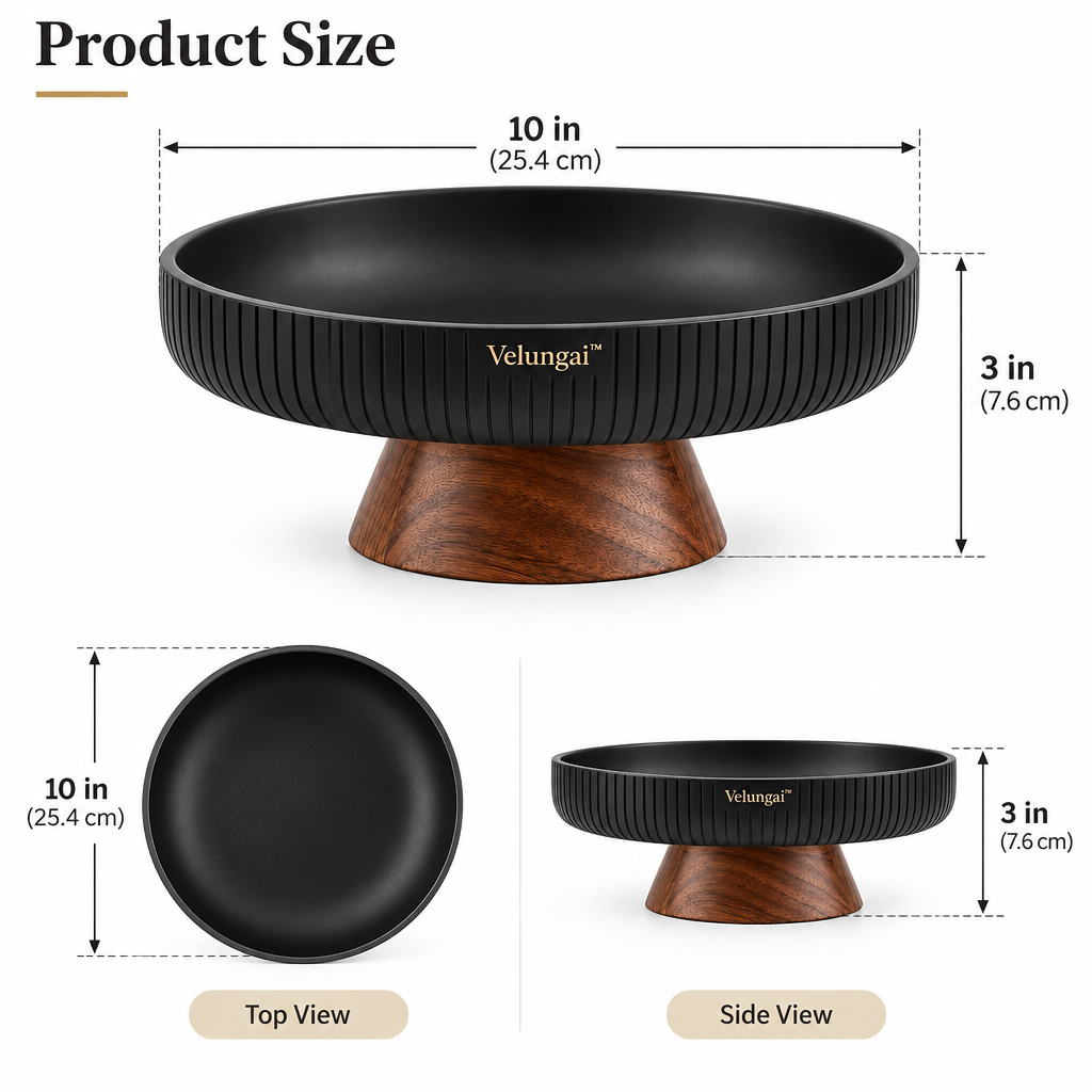 Velungai™Modern Sculptural Fruit Bowl