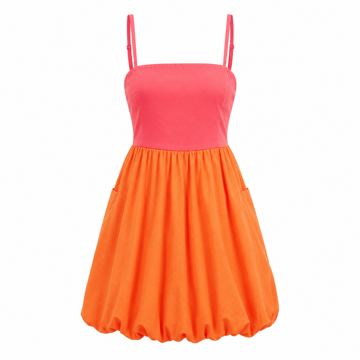 navioralife™ Women’s Solara Pop Color-Block Bubble-Hem Mini Dress
