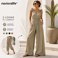 navioralife™ Women’s Suntrail Convertible Wide-Leg Utility Jumpsuit