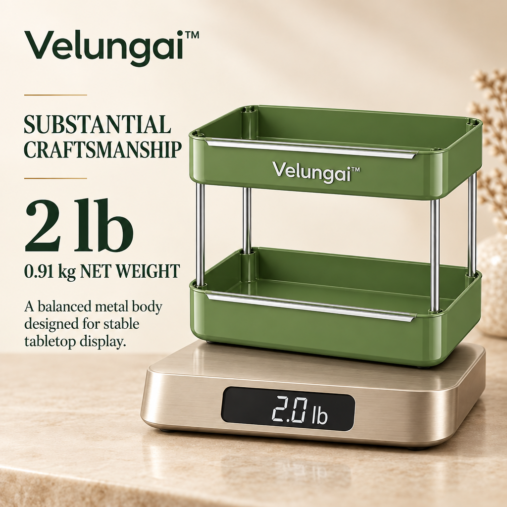 Velungai™ 2-Tier Countertop Storage Organizer
