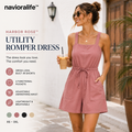 navioralife™ Women’s Harbor Rose Utility Romper Dress