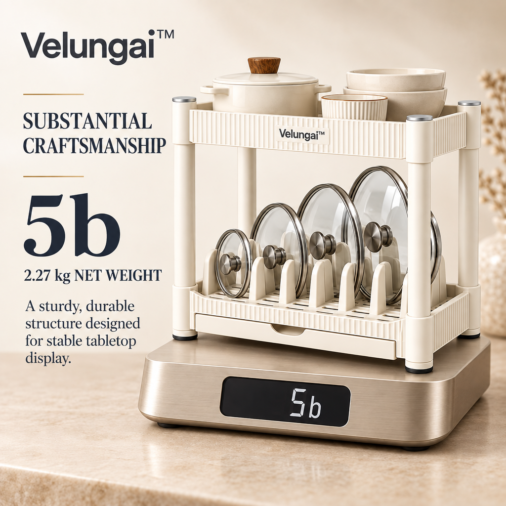 Velungai™ 2-Tier Kitchen Countertop Organizer Rack
